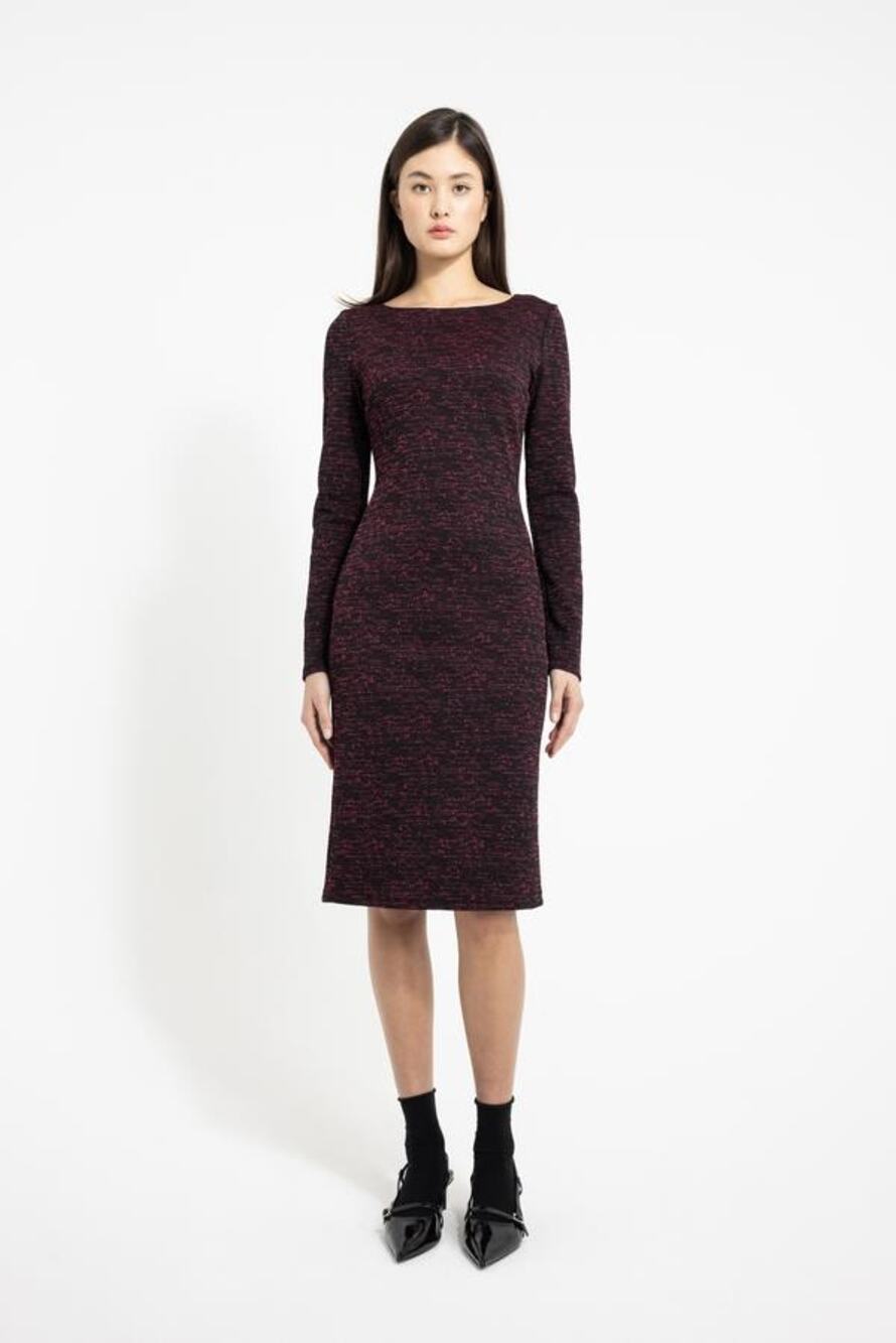 Nadya Toto Jolly Dress in Pink Marled S